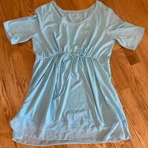 Light blue Maternity shirt
